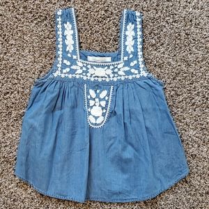 Denim Tank Blouse